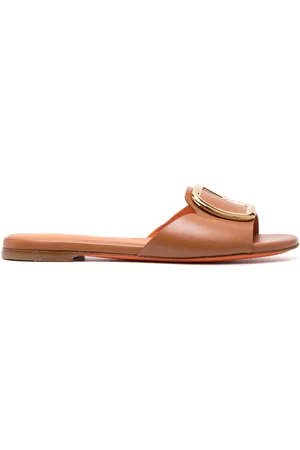 santoni Sandali slides con fibbia