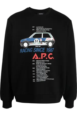 A.P.C. Felpa con stampa grafica