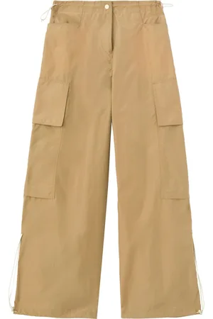 Palm Angels Pantaloni ampi con vita bassa