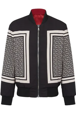 Balmain Bomber reversibile con monogramma