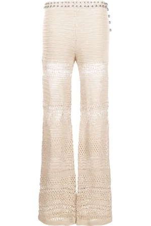 Paco rabanne Pantaloni a vita alta