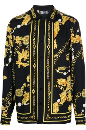 VERSACE Felpa con motivo barocco