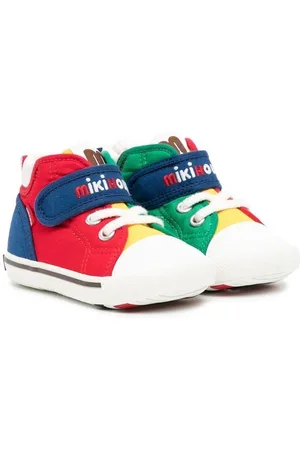 Miki House Sneakers alte con ricamo