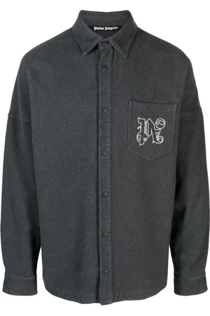 Palm Angels Giacca-camicia con stampa