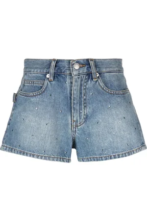 Zadig & Voltaire Shorts denim con strass