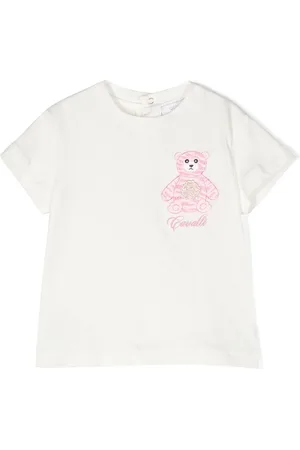 Roberto Cavalli T-shirt Teddy Bear con ricamo