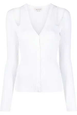 Alexander McQueen Cardigan con dettaglio cut-out