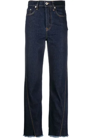Lanvin Jeans dritti con frange