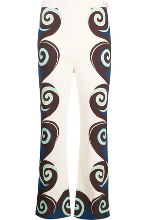 La DoubleJ Pantaloni Stretch con stampa geometrica