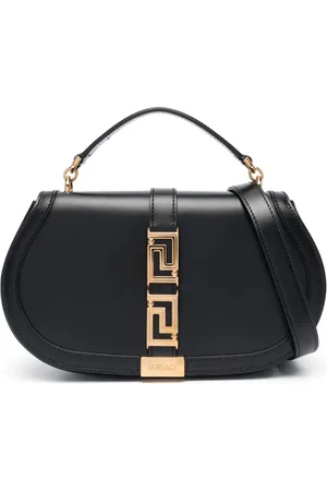 VERSACE Borsa a spalla Greca Goddess in pelle