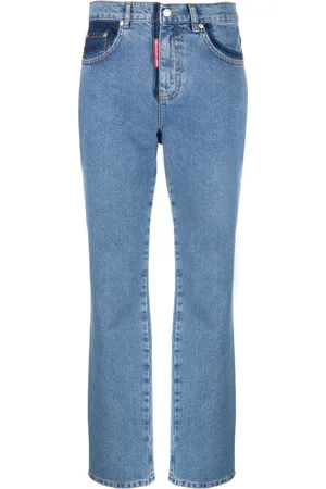 Moschino Jeans dritti bicolore