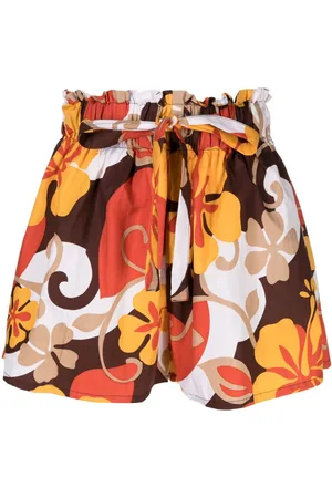 FAITHFULL THE BRAND Shorts con vita raccolta