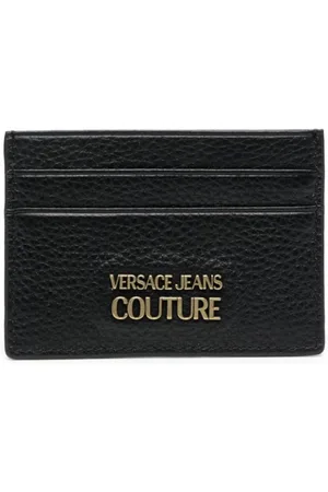 VERSACE Portacarte con placca logo