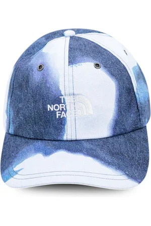 Supreme Cappello da baseball denim con stampa x TNF