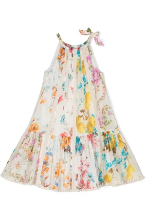 ZIMMERMANN Abito a fiori con ricamo