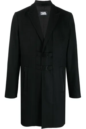 Karl Lagerfeld Cappotto doppiopetto con revers a lancia