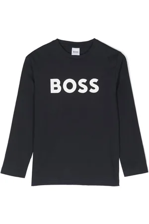 HUGO BOSS T-shirt a maniche lunghe con stampa