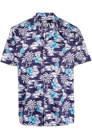 Karl Lagerfeld Camicia con stampa Palm Tree