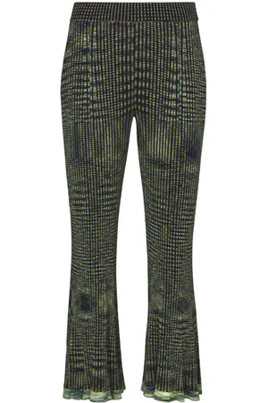 Proenza Schouler Space Dye ribbed-knit trousers