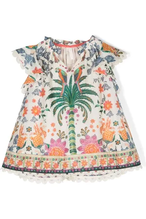 ZIMMERMANN Abito Ginger con stampa tropicale