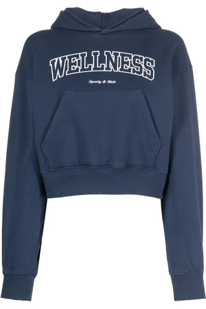 Sporty & Rich Felpa crop con stampa
