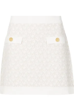 Michael Kors Gonna midi con effetto jacquard
