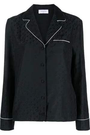 OFF-WHITE Camicia con logo jacquard