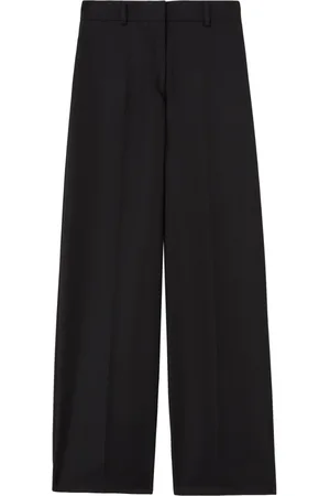 Palm Angels Pantaloni dritti a vita alta