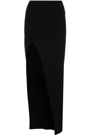 Rick Owens Gonna midi Theresa con inserti