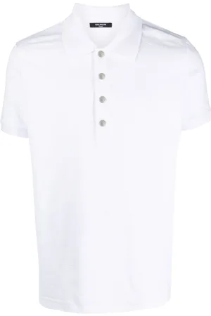 Balmain Polo con motivo monogramma