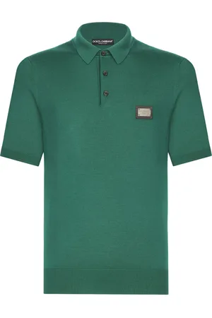 Dolce & Gabbana Polo in lana vergine con logo
