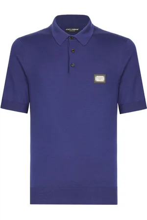 Dolce & Gabbana Polo in lana vergine con logo