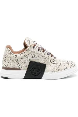 Philipp Plein Sneakers Super Street con stampa paisley