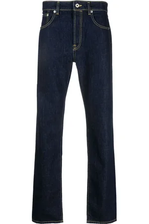 Kenzo Jeans dritti con applicazione logo