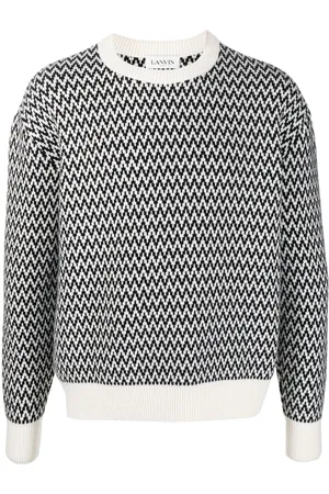Lanvin Maglione con motivo chevron