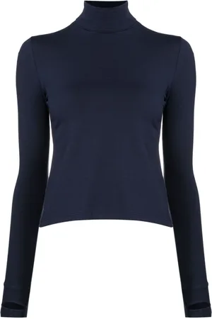 Gloria Coelho Top elasticizzato a collo alto