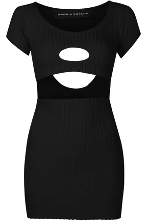 Gloria Coelho Abito con dettaglio cut-out