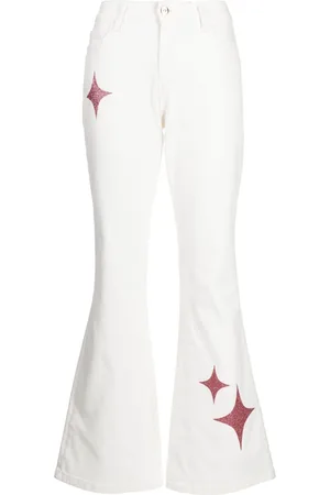 Madison.Maison Jeans svasati con stampa