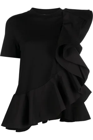 Alexander McQueen T-shirt asimmetrica
