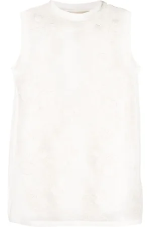 Elie saab Canotta in pizzo a fiori