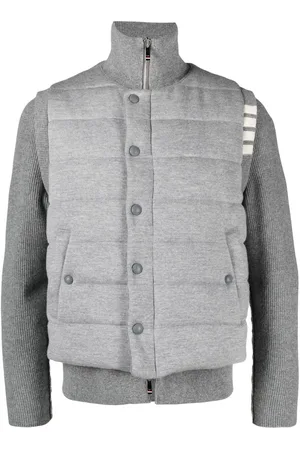 Thom Browne Piumino con bottoni automatici