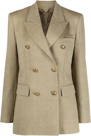 Golden Goose Blazer doppiopetto con motivo jacquard