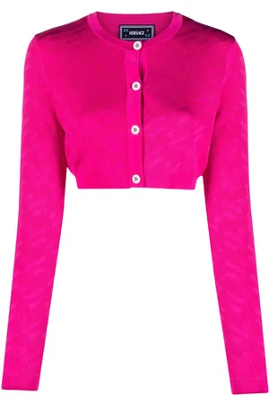 VERSACE Cardigan crop Medusa La Greca