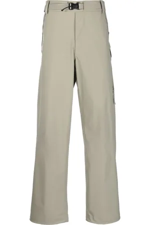 C.P. Company Pantaloni a gamba ampia con applicazione