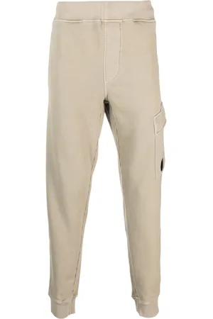 C.P. Company Pantaloni sportivi con placca logo