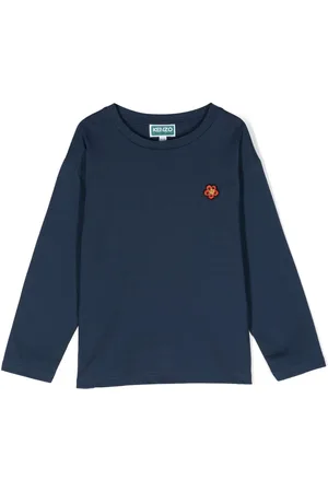 Kenzo T-shirt a maniche lunghe con applicazione
