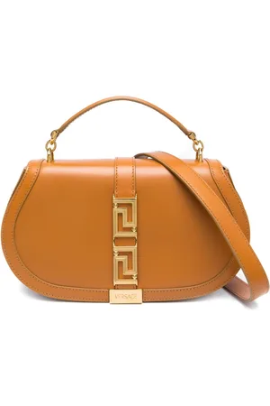 VERSACE Borsa a spalla Greca Goddess in pelle