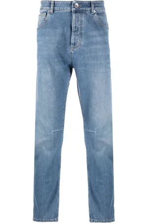 Brunello Cucinelli Jeans affusolati a vita bassa