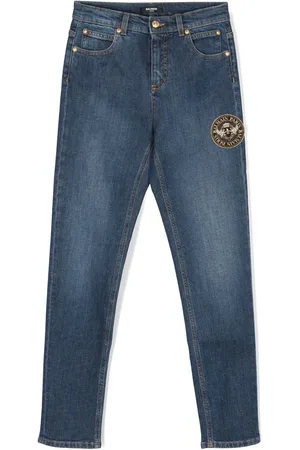 Balmain Jeans dritti a vita media