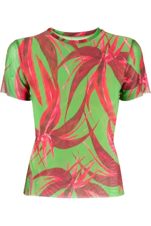 Louisa Ballou T-shirt a fiori